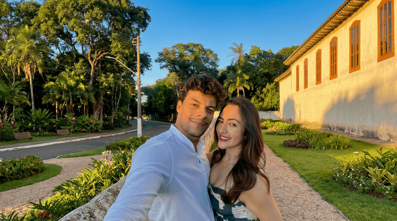 Caroline e Julio